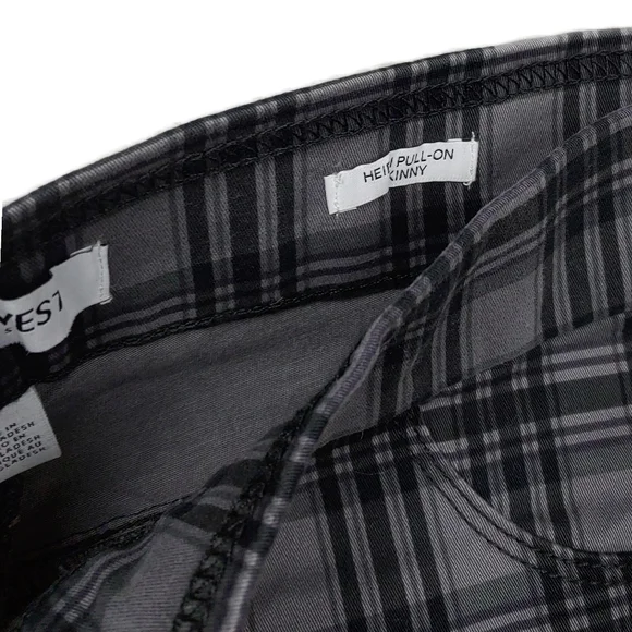 NWT Nine West Women's Heidi Glasgow Plaid Pull-On Skinny Pant - Picture 5 of 6